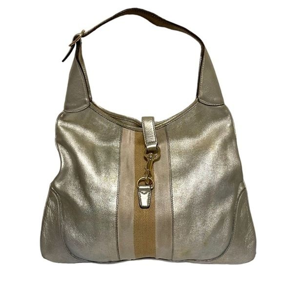 Gucci Handbags - Gucci Metallic Jackie O Bouvier Hobo Bag